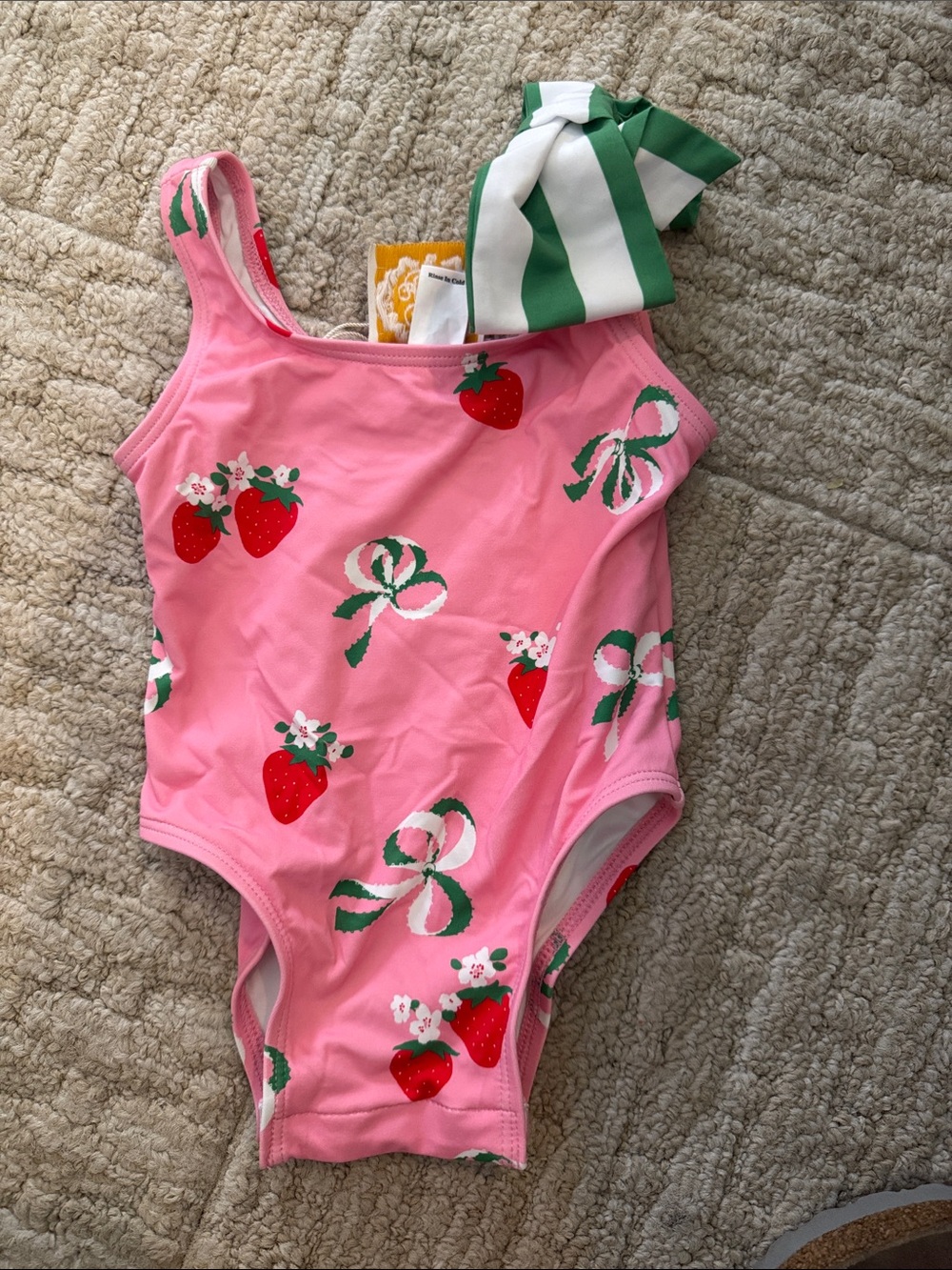 Beaufort Bonnet Brookhaven Bow swimsuit 6/12 mos